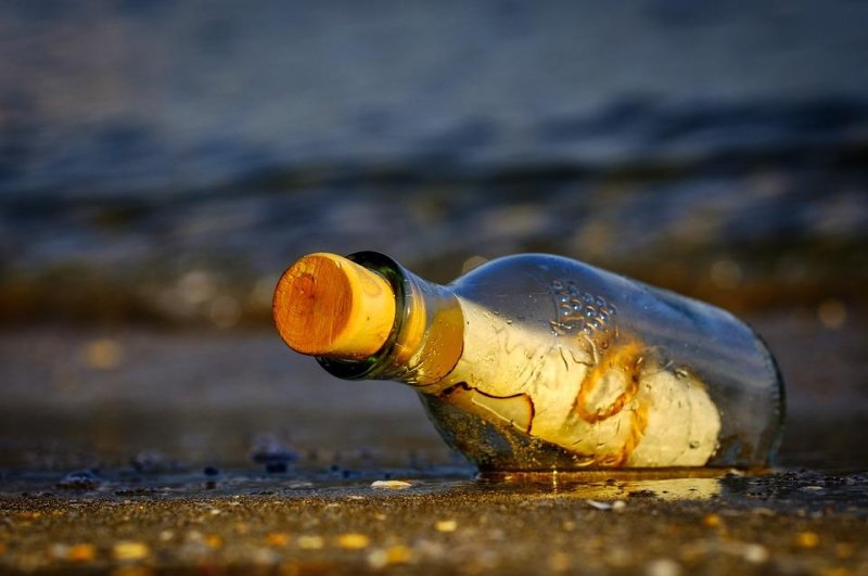 Gina Ingham was walking on Windsor Beach in Bermuda when she found a message in a bottle that had been thrown into the water by sailors near the Canary Islands, about 3,000 miles away. Photo by Atlantios/Pixabay.com