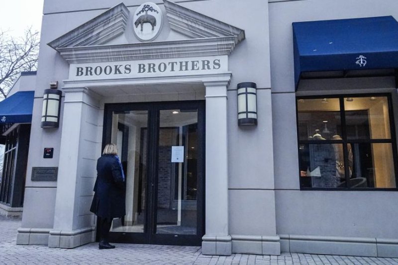 Brooks Brothers, which has more than 500 stores worldwide, said it had previously been planning to close 51 stores in North America. File Photo by Tannen Maury/EPA-EFE