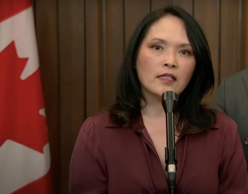 Canadian lawmaker Jenny Kwan said Monday that she had been a target of Chinese government interference. Screen capture/Global News/YouTube