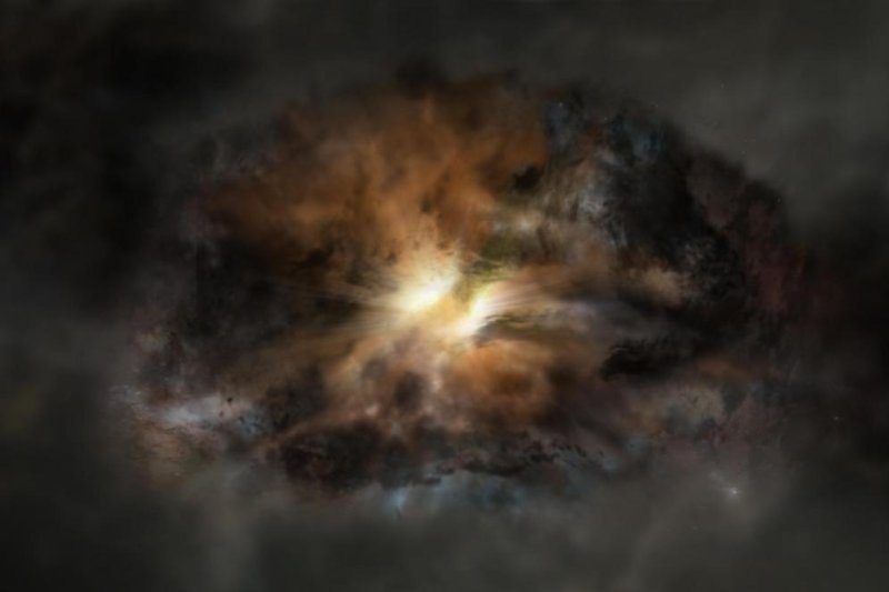 'Most luminous galaxy' in the universe is ripping itself apart