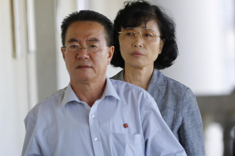 North Korean citizen Mun Chol Myong has been sentenced to 45 months in prison after pleading guilty to money laundering charges. Photo by Ahmad Yusni/EPA-EFE