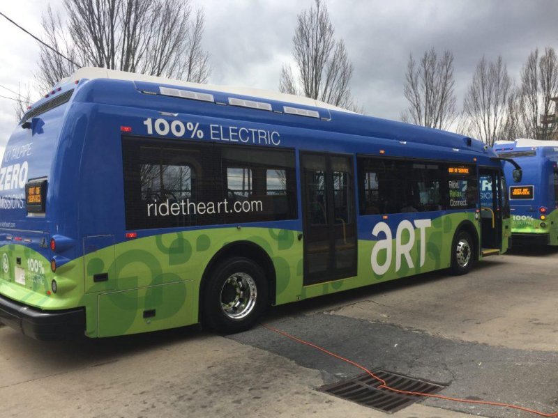 North Carolina's city of Asheville said it was awarded $4.2 million to buy six hybrid buses and three replacement batteries for vehicles already part of their fleet. Photo courtesy of City of Asheville/<a href="https://www.ashevillenc.gov/news/city-of-asheville-awarded-4-2-million-from-the-federal-transit-administration-for-new-buses/">Release</a>