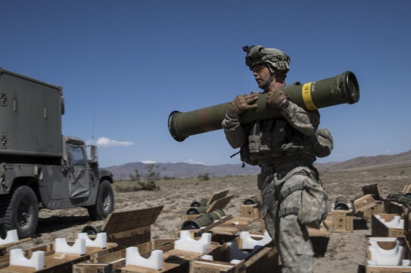 Under a proposed foreign military sale to Oman, the United States would supply four hundred TOW 2B missiles, in addition to seven TOW 2B Fly-to-Buy missiles. U.S. Army photo by Sgt. Richard W. Jones Jr.