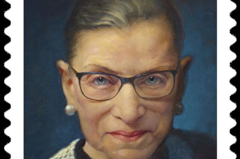 The U.S. Postal Service is issuing a new forever stamp to commemorate the life of Supreme Court Justice Ruth Bader Ginsburg. The stamp will be unveiled in a ceremony at the National Portrait Gallery on Oct. 2. Photo courtesy of USPS