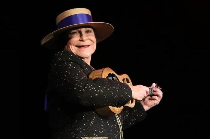 Diana Shulman, aka D'yan Forest, was named the world's oldest comedian (female) by Guinness World Records at the age of 87 years and 201 days. Photo courtesy of Guinness World Records