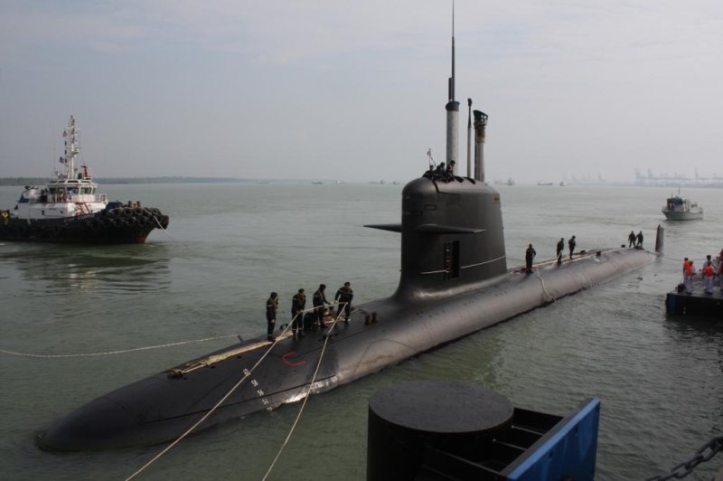 India's Scorpene-class sub rolls out of building hall