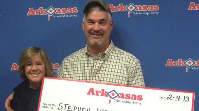 Stephen and Terri Weaver of Stuffgart both purchased winning scratch-off tickets, collecting $1,050,000 from the Arkansas Scholarship Lottery. (Magnolia Reporter)