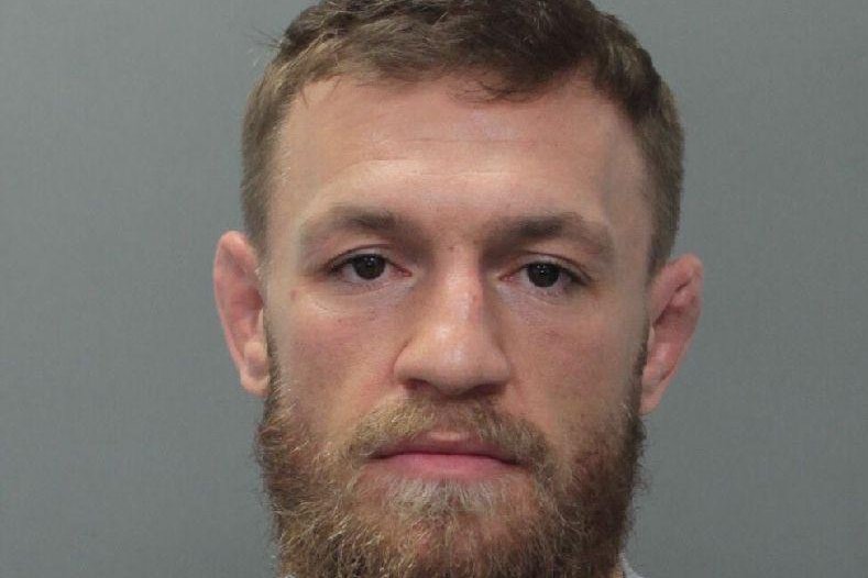 UFC fighter Conor McGregor was charged with strong-armed robbery and criminal mischief. Photo courtesy <a class="tpstyle" href="https://twitter.com/MiamiBeachPD/status/1105258994640261121">Miami Beach Police/Twitter</a>