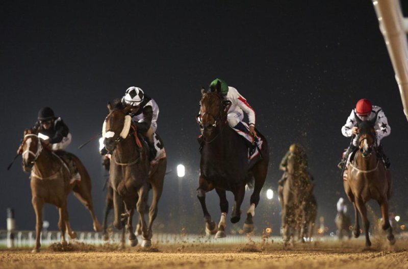 Nashmiah comes from Saudi Arabia to pull a big upset Thursday in the UAE 1,000 Guineas at Meydan in Dubai. (DRC photo)