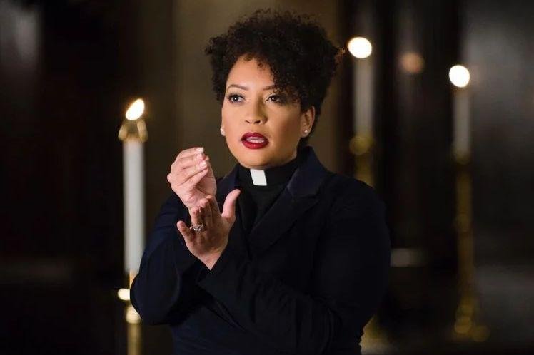 The Rev. Kaji Douša, senior pastor of Park Avenue Christian Church, is suing the U.S. government for putting her on a watchlist over her ministry to migrants at the border. Photo courtesy of Kaji Douša