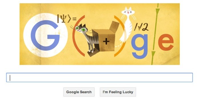 Google doodle celebrates physicist Schrodinger and his 'cat in a box'
