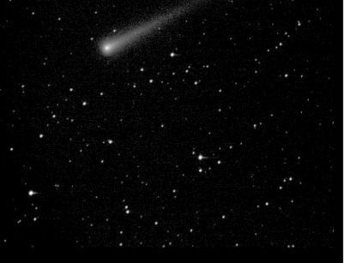 Comet ISON. Credit: B. Mellin/MicroObvservatory