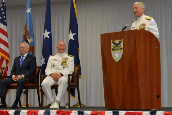 Mattis notes stability of Western Hemisphere at command change ceremony