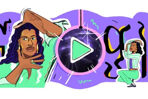 Friday's Google Doodle celebrates Willi Ninja, “The Godfather of Voguing.” Photo courtesy of Google Doodles