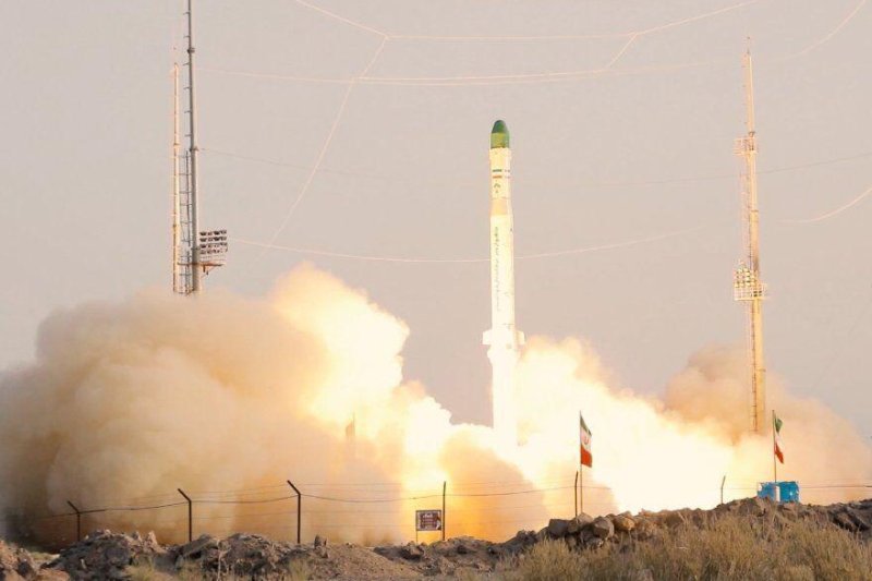 Iran on Sunday said it had launched its “Zoljanah” rocket into space as nuclear deal talks are expected to resume. Photo courtesy Islamic Republic News Agency