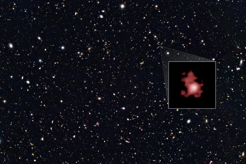 New imagery from the Hubble Space Telescope captured the most distant galaxy yet identified by astronomers. Photo by NASA/ESA/Hubble