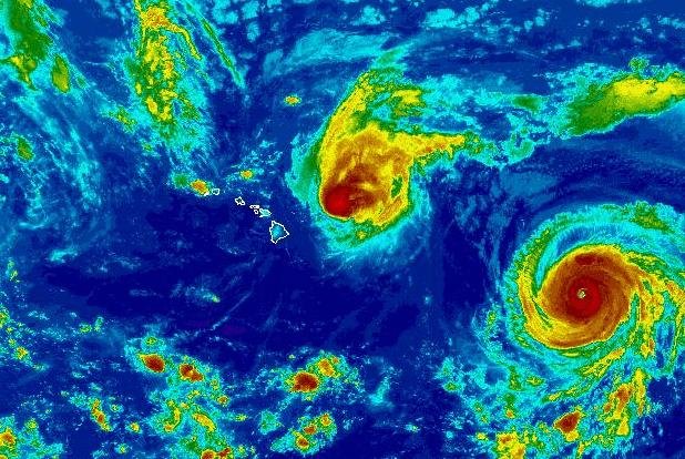Three powerful hurricanes churn in the Pacific; Hawaii will see some effects