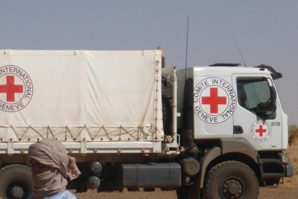 An International Committee of the Red Cross worker died Monday after the truck he was driving in Mali was attacked. Photo courtesy International Committee of the Red Cross