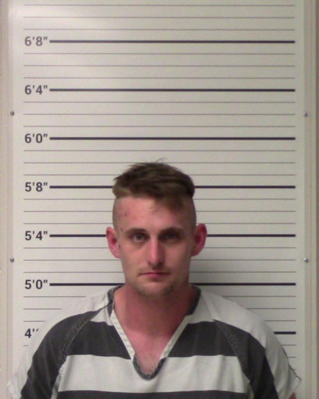 Authorities said they seized firearms and ammunition from Thomas Blevins. Photo courtesy Kerr County Sheriff's Office