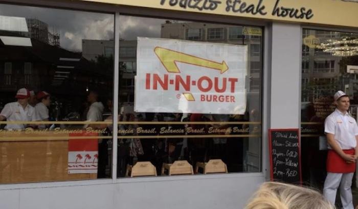 In-N-Out pop-up shop causes frenzy in London
