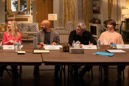 Starring left to right are Judy Greer, Keegan-Michael Key, Johnny Knoxville and Calum Worthy "step to the right." Photo courtesy of Hulu