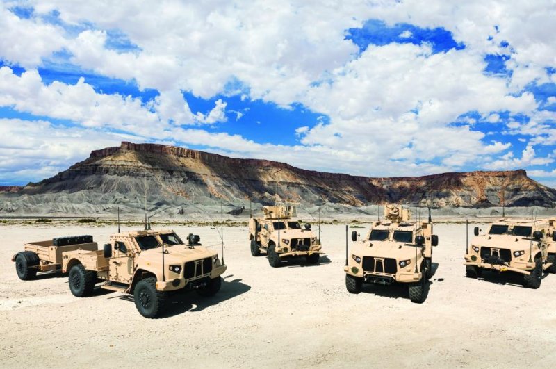 Oshkosh Defense announced Tuesday that it has produced its 10,000th Joint Light Tactical Vehicle. Photo courtesy of Oshkosh Defense