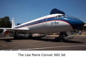 Elvis Presley's private plane, the "Lisa Marie." Photo courtesy Julien's Auctions