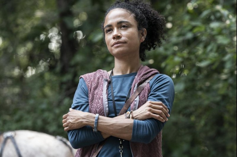 Lauren Ridloff can be seen in the 11th and final season of "The Walking Dead," premiering Sunday. Photo courtesy of AMC