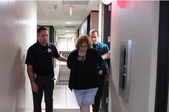 Image of Susan Lorincz after her arrest by Marion County Sheriff deputies. Photo courtesy by Marion County Sheriff Office