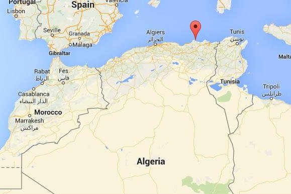 A militant ambush in a forested region of Colo, Algeria, killed at least two soldier on Friday, Aug. 14, 2015, according to local media. Google Maps image
