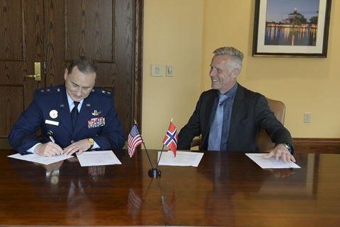 Norway joins U.S. Air Force on space data sharing program