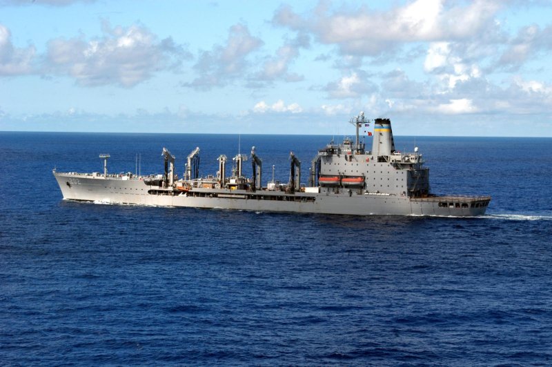The John Lewis-class replenishment oiler USNS Earl Warren will be christened Saturday. Photo courtesy of U.S. Navy