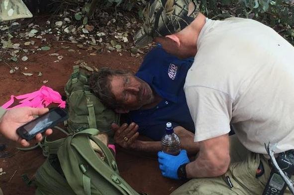 Retired miner and grandfather Reginald Foggerdy was found in the Western Australia Desert after six days without water and eating black ants for survival. Photo courtesy of Western Australia Police/Twitter