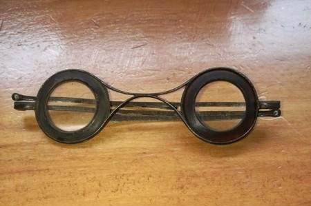 An unusual pair of eyeglasses dating from around 1760 were rescued from a New Zealand landfill and auctioned online for more than $5,000. Photo by the Tip Shop/TradeMe.co.nz