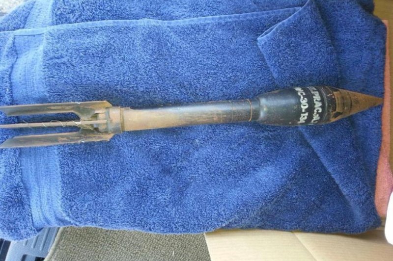 Wisconsin man finds World War II-era bazooka rocket in basement
