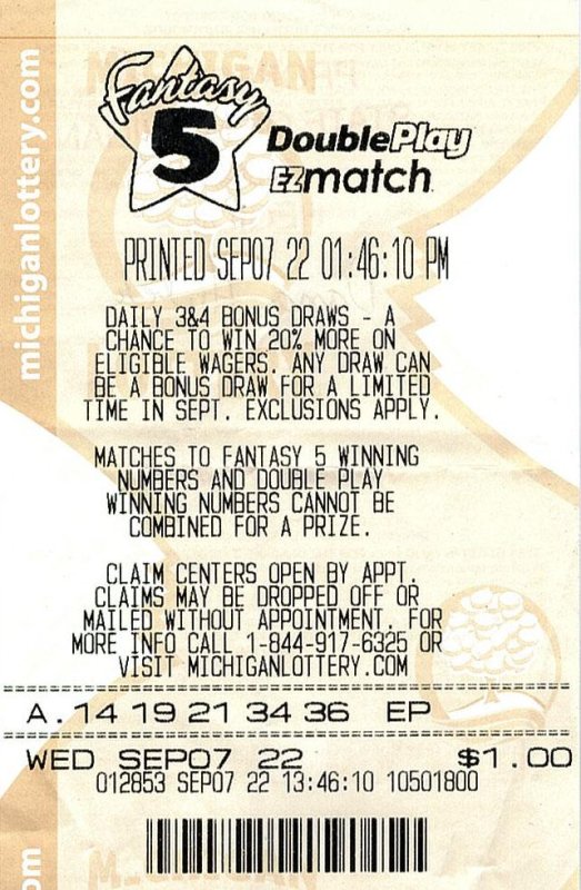 A Michigan man said a phone call from a friend tipped him off to the fact that he had won a $271,601 prize from a Fantasy 5 lottery drawing. Photo courtesy of the Michigan Lottery