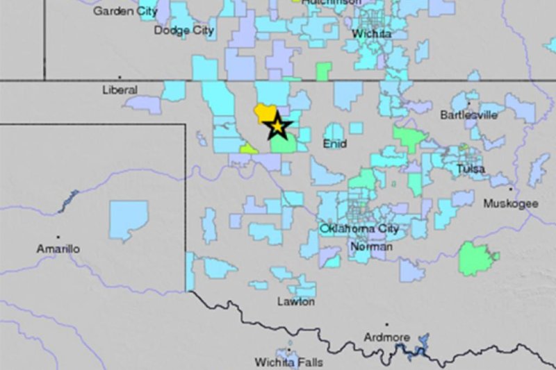 Oklahoma hit by third strongest earthquake on record