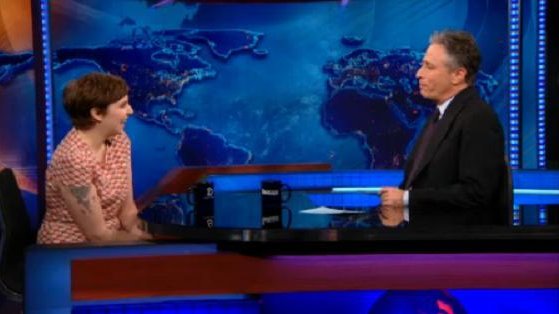 Lena Dunham on the 'Daily Show': There are some 58-year-olds who wish me dead [VIDEO]