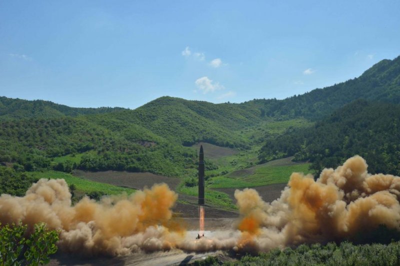 The missile North Korea launched on July 4 was tested at Sohae Satellite Launching Station in Tongchang-ri, North Pyongan Province, Russia claims in documents submitted to the United Nations. File Photo by KCNA/EPA