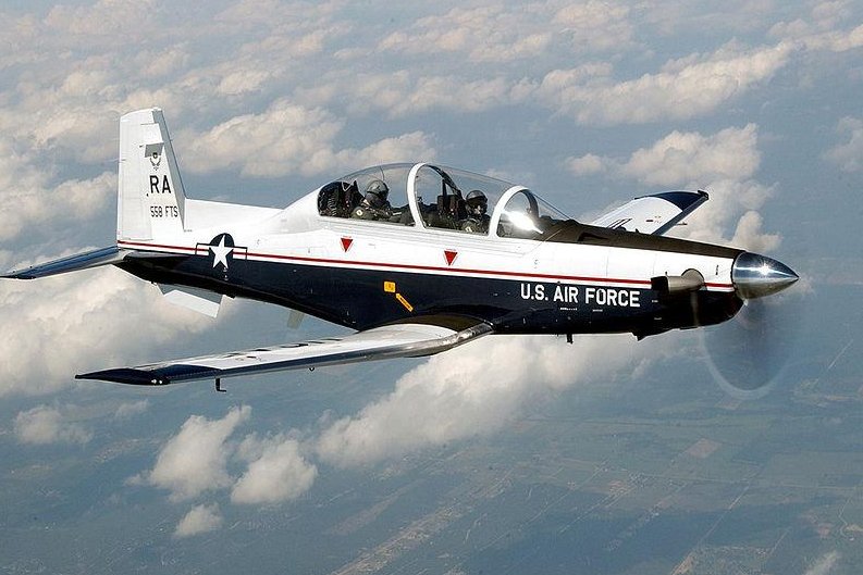 Beechcraft's T-6 is a premier pilot training aircraft. (U.S. Air Force photo by Master Sgt. David Richards)