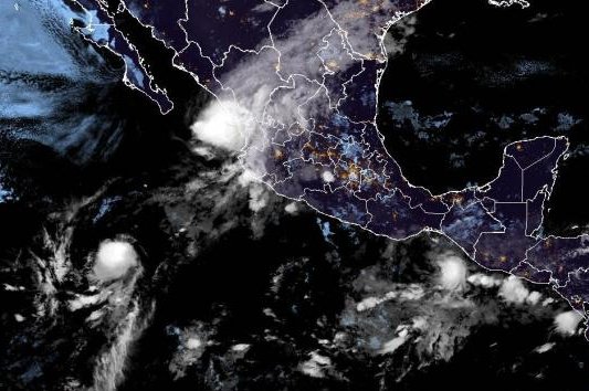 Forecasters expect Hurricane Orlene to make landfall along Mexico's southwest coast on Monday. Image courtesy of National Oceanic and Atmospheric Administration