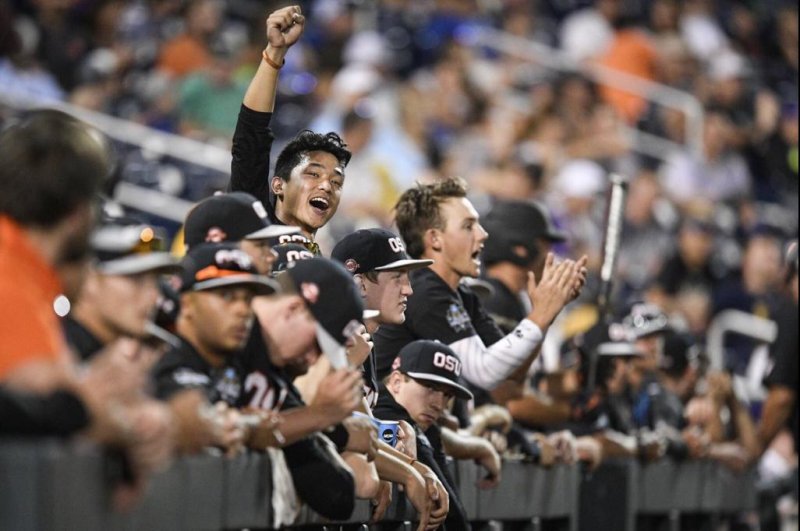 KJ Harrison's grand slam helps Oregon State Beavers rout LSU Tigers in CWS