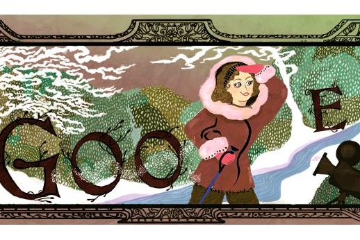 Google is celebrating Mexican American actress Myrtle Gonzalez with a Doodle on Wednesday. Screenshot from <a href="https://www.google.com/doodles/celebrating-myrtle-gonzalez">Google</a>