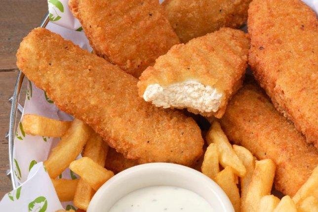 Beyond Meat announced its chicken tenders substitute will be available in 8,000 additional retailers nationwide. Photo courtesy of Beyond Meat