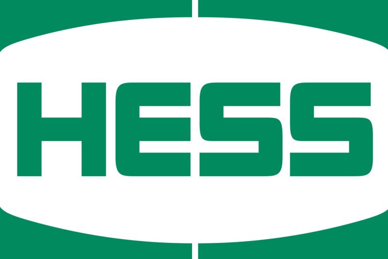 U.S-based exploration and production company Hess Corp. said most of its spending for the year would focus on U.S. and offshore Guyana. Logo courtesy of Hess Corp.