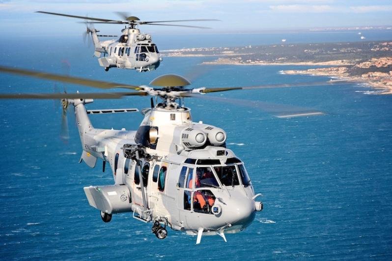Airbus Helicopters' EC725s. Photo from Airbus Helicopters
