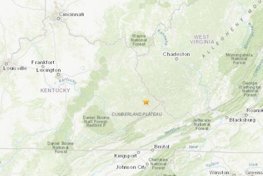2 small earthquakes hit eastern Kentucky