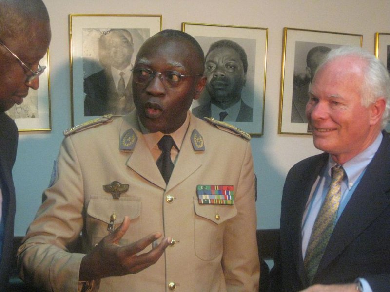 Babacar Gaye, center, resigned as United Nations envoy to the Central African Republic amid allegations of sexual abuse by the U.N. peacekeeping force. Photo courtesy of wikimedia.org/ Radio Okapi