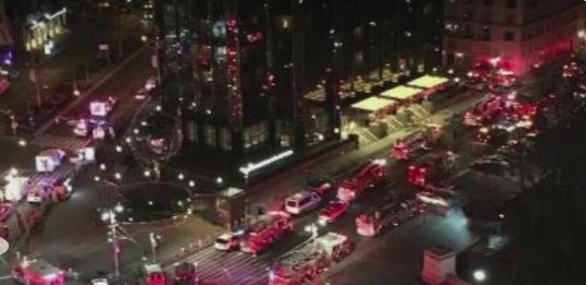 Fire at Trump Hotel in New York City, one injured