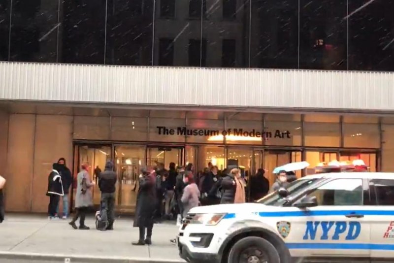 Two employees at the Museum of Modern Art in New York City were stabbed Saturday afternoon while working at the museum by a disgruntled patron whose membership had lapsed. Photo courtesy Alyssa Katz/THE CITY
